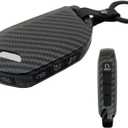 Key Fob Cover Case for Kia Telluride, Sorento, K5 GT-Line Keyless Entry Remote Case Holder ABS Carbon Fiber Pattern (5 Button)