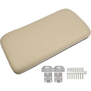 waltyotur Tan Golf Cart Front Seat Bottom Replacement for EZGO Medalist TXT 1994-2013 Gas Electric Golf Cart
