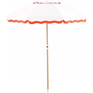 6FT Patio Beach Umbrella for Outdoor, UPF 50+ Sun Shade for Patio, Backyard, Garden, Pool and Beach, Tilt Adjustable, Portable, Harbour Ros Pink
