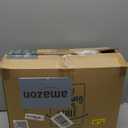 APSMILE Oversized King Feathers Down Comforter - Ultra Soft All Seasons 100% Organic Cotton Duvet Insert Medium Warm Quilted Bed Comforter with Corner Tabs (120x98, White)