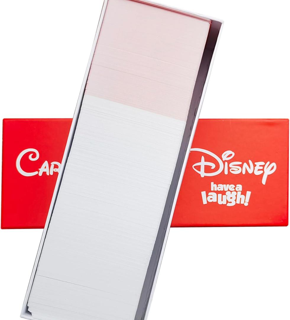 Cards Games for Disney Fans, The Table Cards Game Party Cards Game for Adult (Red)