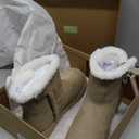 Womens Snow Boots with Warm Faux Fur Lining Water Repellent Outdoor Comfortable Winter Boots for Women, Size 10