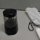 Electric Pencil Sharpener, Helical Blade Automatic Pencil Sharpener, Battery/USB Cord Operated Adjustable Sharpness for 6-8 mm Pencil, Classroom, School, Office, Home, Black