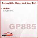 EPAuto GP885 (CA10885) Engine Air Filter Replacement for Honda CR-V (2010-2011) - Rigid Panel Filter for Fuel Efficiency and Engine Protection