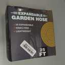 25 ft Expandable Garden Hose - Superior Strength 3750D - 3 -Layer Latex Core Garden HoseS - Expanding Water hoses - Extra Strong Brass Connectors/Storage Bag
