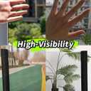 22 Mesh Black Stainless Steel Window Screen, 3.28ft x 9.84ft Electrostatic Powder Coated Mesh, Rust & Pet Proof Mosquito Insect Barrier for Windows, Doors, Patios, Easy Cut DIY Screen Replacement