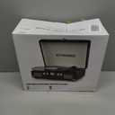 Vinyl Record Player 3-Speed Bluetooth Portable Suitcase Belt-Driven Record Player with 2 Built-in Stereo Speakers Vinyl Vintage Turntable Phonograph Records Player with RCA Line Out, AUX Out (Black)