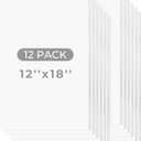 Mat Board Center, 12 Pack 12x18 White Foam Boards, Acid Free Foam Core Board, 1/8 inch Thick