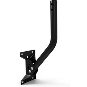 PIBIDI Adjustable Outdoor Antenna & Weather Station Mounting Pole Universal Mount Brackets - Easy Installation, Solid Structure, Weather Proof (1 1/4" Diameter,16 1/2" Arm Length)