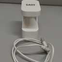 GAOY Mini UV Light for Gel Nails, Rechargeable LED Nail Lamp with 2 Timers, Cordless Portable UV Light for Fast Curing, White