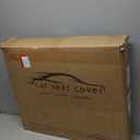 Car Seat Cover Full Set, Leather Car Seat Cover, Waterproof Seat Covers, Car Seat Cushion, Nappa Leather Seat Covers Car Seat Protector Universal Fit Most Cars Black