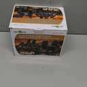 REPTI ZOO Nano Combo Print Tropical Desert Reptile Dual Deep Dome Lamp Fixture for Reptile Max 40 Watts Max Bulb Height 4 in Per Socket UVB Light Fixture Dual Lamp Cap Combo Integration Design