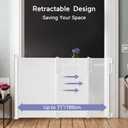 Momcozy Extra Wide Retractable Mesh Baby Gate