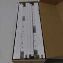 White Nursery Bookshelves,32Inch, Floating Nursery Shelves - Set of 3 - Book Shelf Organizer for Baby Nursery Room Decor, Wall Shelves for Kitchen Spice Rack, Pine