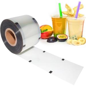 ALDKitchen Sealing Film | Seals 3304 Cups per Roll | 90mm-105mm | Compatible With PP, PET and Paper Cups (1, Clear)