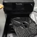 Air Fryer 6.3 Quart, Airfryer Oven Combo All Metal Design, 1500W Large LCD Air Fryer Toaster, 175-400, Nonstick Basket, 8 Presets
