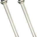 Upgraded 100108283 Water Heater Element, For AO Smith Electric Water Heaters, 4500W 240V Screw-In, Replace 100108284 9000092015 9000092045 Heating Element, With New Gasket2 pack