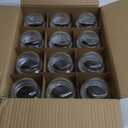 Glass Jar With Glass Lid 10" 12 Pcs