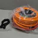 STEGODON Synthetic Winch Rope, 3/8" x100ft 23809LBS Dyneema Winch Rope 3/8 Heavy Duty Winch Cable with Protective Sleeve Forged Winch Hook for 4WD Off Road Vehicle Truck SUV (Orange)