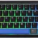 EPOMAKER HE65 Mag Wireless Magnetic Keyboard with Knob and Screen, 8K Polling Rate in 2.4Ghz and Wired, Actuation-Adjustable Hall Effect Switch, 8000mAh Battery, Creamy Gasket-Mount (Black)