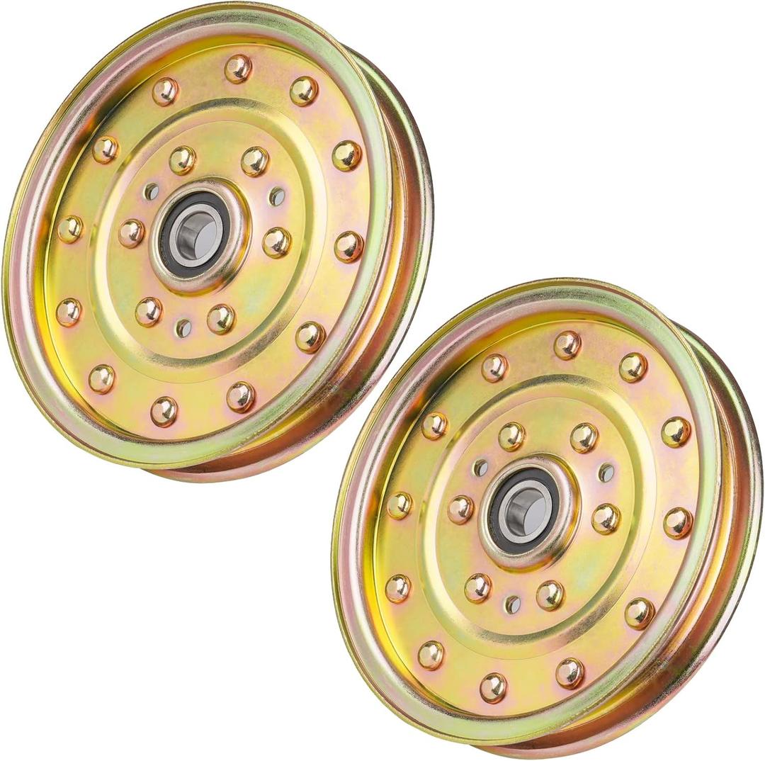 Idler Pulley for Exmark Toro Lazer Z Master 52" 60" 72" Deck 116-4667 633109 1-633109 AC AS ASX XP XS HP LC Lawn Mower (2 Pack)