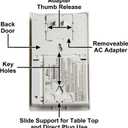 Kidde Carbon Monoxide Detector, Plug In Wall with 9-Volt Battery Backup, Digital LED Display (1 Pack, White)