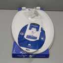 Mayfair Elongated Toilet Seat Elongated, Molded Durable Multi Coat Enamel White