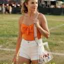 BOSTANTEN Clear Bag for Stadium Events Approved Crossbody Purse with Adjustable Strap for Concerts, Festivals