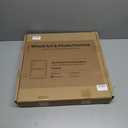 Venusmile 16x16 inch Picture Frame, Solid Distressed Wood Photo Frame with HD Tempered Glass, Rustic Retro Picture Frame with 8x10 Removable Mat, Wall or Tabletop Display - Vintage Walnut, 1 Pack