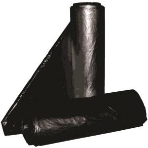 Aluf Plastics RCT-45X Low-Density Repro Blend Can, Black, 30 Gallons