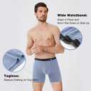 BAMBOO COOL Men's Ultra Breathable Underwear,No Riding Up Boxer Briefs with ComfortFlexible Waistband,Multipack (18-multicolor (7 Pack))