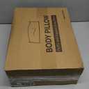 Leeden Full Body Pillow for Adults, Firm and Fluffy Long Pillow Insert, Breathable Pillow for Side Sleepers and Bed Support20x54 White