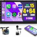 [8 Core 4G+64G] Car Radio for Mazda 3 2006-2012 Android 13 Car Stereo Wireless Carplay, Roinvou 9 inch Touch Screen for Mazda 3, Bluetooth 5.0, 32 EQ, GPS, 5G WiFi, AHD Backup Camera