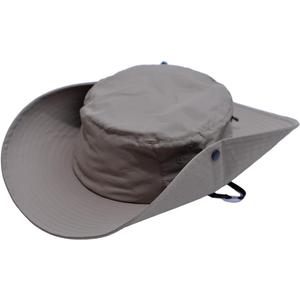Foldable Wide Brim Mens Sun Hats, UV Protection Hat, Cowboy Hat, Gift for Men and Women (One Size, Pla)