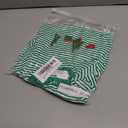 ZAXARRA Baby Christmas Sweatshirt Romper Striped Waffle Knit Jumpsuit Christmas Tree Embroidery Cute Boy Girl Holiday Outfit (Green)