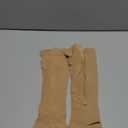 Presadee Open Toe 15-20 mmHg Moderate Compression Leg Calf Swelling Zipper Sock (Large/X-Large (1 Pair), Beige)