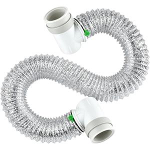 10FT Dryer Vent Hose Kit for Tight Space 4 Inch, 90 Degree Elbow