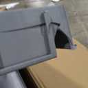 YITAHOME Utility Cart on Wheels, 550 lbs 2 Shelf Heavy Duty Rolling Carts, 45 x 25 in Plastic Service Cart Work Carts with Wheels for Warehouse Garage School & Office, Cleaning, Gray