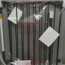 Cumbor 34" Extra Tall No Bottom Bar Baby Gate for Stairs, Wall Mounted Dog Gate Indoor for Larger Pets, Expandable 29.2-43" Safety Gate for Doorways, Wide Walk Thru Door for Easy Access (Black)