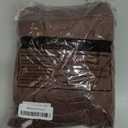 7.2FT Brown Arch Backdrop Cover - Polyester Fitted Wedding Arch Stand Covers Round Top Chiara Arch Backdrop Cover for Birthday Party Banquet Photo Background Decoration
