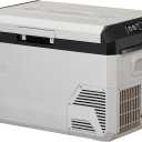 12V Car Refrigerator, 32QT Portable Freezer Compressor Cooler with Reversible Door, 100240V AC / 12V / 24V DC Powered, for Truck Van RV Camper SUV Travel Camping Road Trips Tailgating,-4-50 (Single 30L LV)