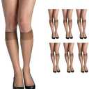 Hanes Women's Silk Reflections Sheer Knee Highs Reinforced Toe (2 Pack)