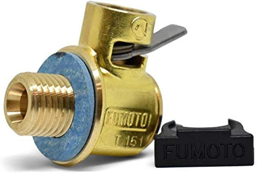 Fumoto F-133: STANDARD VALVE WITH 12MM-1.25 THREADS WITH LEVER CLIP