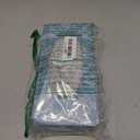 Organza Gift Bags Pack of 100 Drawstring 5x7 Inches White for Baby Shower,Girl Birthday,Party Favors,Wedding,Bridal Shower,Religious,Flat,Bulk Sheer Fabric Mesh Gauze Pouches for Jewelry,Candy