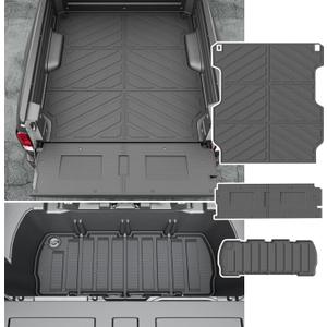 5.3FT Bed Mat Compatible with 17-25 Honda Ridgeline Cargo Mat Bed Liner Cargo Liner Replacement for 2017-2025 Honda Ridgeline Accessories (Bed Mat+Tailgate Mat+Rear Storage Mat) 5.3FT Bed Mat Compatible with 17-25 Honda Ridgeline Cargo Mat Bed Liner Cargo Liner Replacement for 2017-2025 Honda Ridgeline Accessories (Bed Mat+Tailgate Mat+Rear Storage Mat)