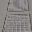 Nail Color Card, 120 Colors Nail Gel Polish Display Chart Nail Practice Card Design Book with 120 Tips White