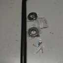 24 Inch Shower Grab Bars,1.25" Dia Knurled Black Bathroom Safety Bar