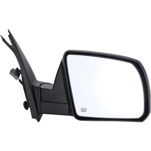 ZPOASTS Towing Mirror Replacement Fit for 07-16 TOYOTA TUNDRA Powered,W/Heated,Black RIGHT SIDE, Standard