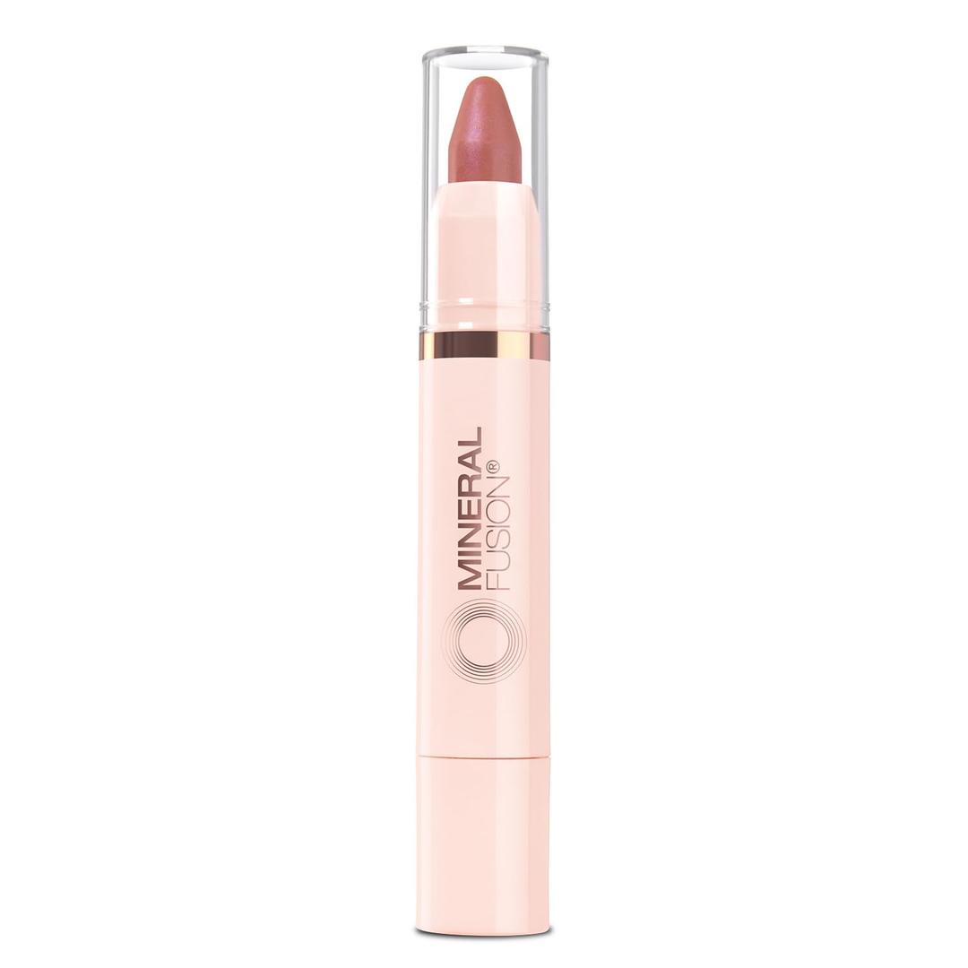 Mineral Fusion NEW Sheer Moisture Lip Tint, Buildable Lip Color, Hydrating Lip Balm with Jojoba Oil, Shea Butter & More, Hydrates & Nourishes, FD&C Dye-Free & Hypoallergenic, Resilient, Earthy Berry