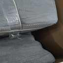 Dog Stairs for High Beds 30-36 inches Tall, 6-Step Dog Steps for Bed 32-36 inches for Small Large Dogs, Doggie Ramp for Bed, 30D Foam Pet Stairs for Old Dogs/Cats, Free-Installation, Grey